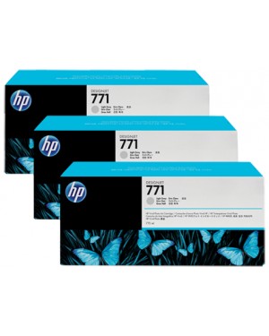CR257A - HP - Cartucho de tinta 771 cinzento claro Designjet Z6200