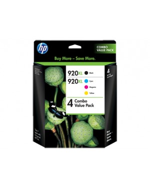 CZ080AA - HP - Cartucho de tinta 920XL preto ciano magenta amarelo Officejet 6500