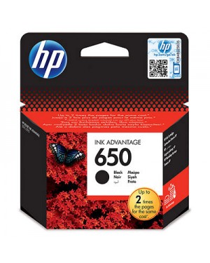 CZ101AE - HP - Cartucho de tinta 650 pigmento preto Deskjet Ink Advantage 2515