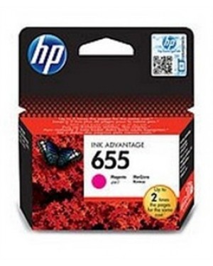 CZ111A - HP - Cartucho de tinta 655 magenta DeskJet Ink Advantage 3520 4620 5520 6520.