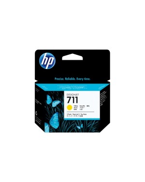 CZ136A - HP - Cartucho de tinta 711 amarelo Designjet T120 T520