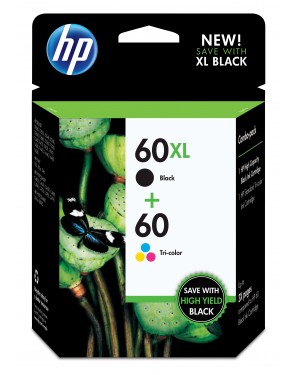 CZ137FN - HP - Cartucho de tinta 60XL preto