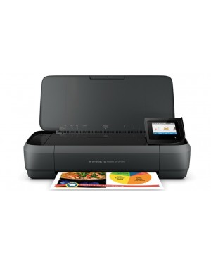 CZ992A - HP - Impressora multifuncional OfficeJet 250 Mobile AiO jato de tinta colorida 10 ppm A4 com rede sem fio