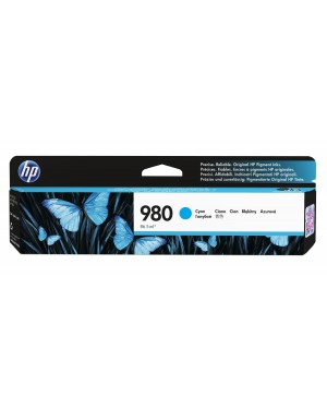 D8J07A - HP - Cartucho de tinta 980 ciano Officejet Enterprise Color MFP Flow M585z M585dn M585f X5