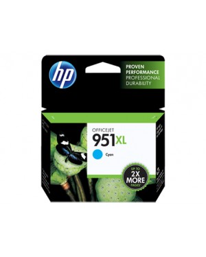 D8J19AE - HP - Cartucho de tinta 951XL ciano Officejet Pro 251dw 276dw 8100 ePrinter N811a/N811d 8600