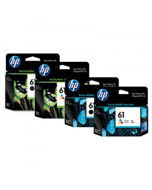 D8J22FN - HP - Cartucho de tinta 61 preto