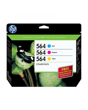 D8J63BN - HP - Cartucho de tinta 564XL preto