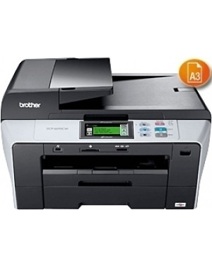 DCP-6690CW - Brother - Impressora multifuncional jato de tinta colorida 35 ppm A3 com rede sem fio