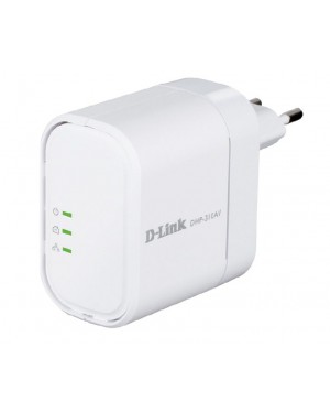 DHP-310AV/E - D-Link - Placa de rede 200 Mbit/s PowerPlug