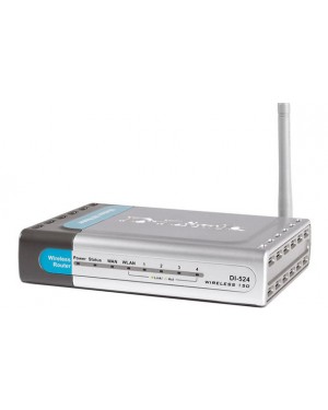 DI-524 - D-Link - Roteador Wireless 150MBPS IEE 802.11B/G Antena Externa