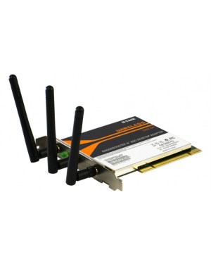 DWA-547 - D-Link - Placa de rede Wireless 300 Mbit/s PCI