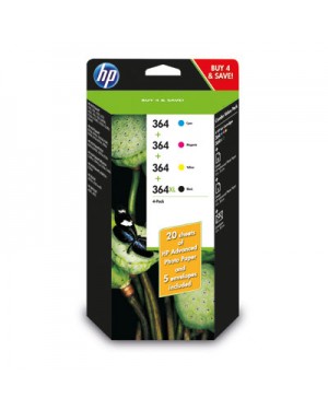 E5Y84AE - HP - Cartucho de tinta 364 preto