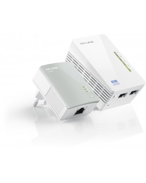 TL-WPA4220KIT - TP-Link - Extensor de Alcance Wifi Power Line 300Mbps