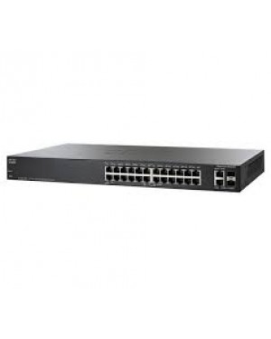 SF200-24FP-NA - Cisco - Switch PoE com 24 portas 10-100 + 2 Gigabit/SFP