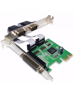 F2134HW - Outros - Placa Multiserial Pci Express 2 Seriais 1 Paralela W Chipset Flexport