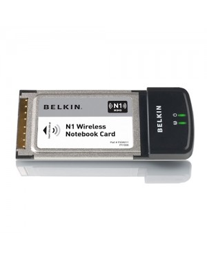 F5D8011DF - Belkin - Placa de rede Wireless 0293 Mbit/s PC Card