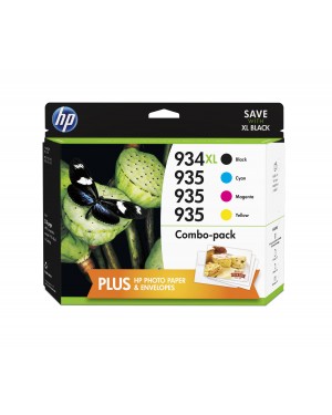 F6U04FN - HP - Cartucho de tinta 934XL preto