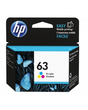 F6U61AN - HP - Cartucho de tinta 63 ciano magenta amarelo