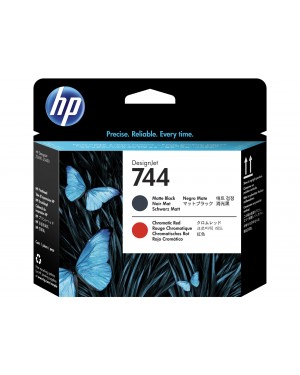 F9J88A - HP - Cabeca de impressao 744 vermelho croma¡tico preto mate Z5600 44in PostScript Z2600 24in
