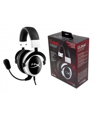 KHX-H3CLW - Kingston - Fone de Ouvido Headset Hyper X Cloud Gaming Branco