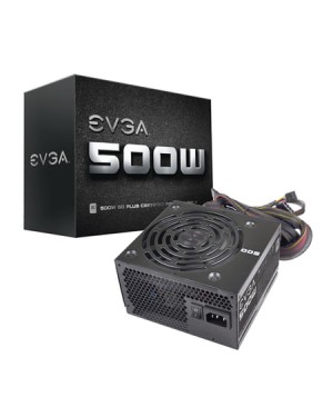 100-W1-0500-KR - Outros - Fonte 500W 80Plus EVGA