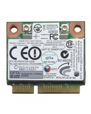 FRU43Y6553 - Lenovo - Placa de rede Wireless 2400 Mbit/s Mini PCI Express