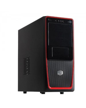 RC-311B-RKN1 - Outros - Gabinete Elite 311 4B sem Fonte Preto e Vermelho Cooler Master