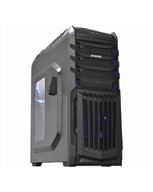 Tiger-BLB - Outros - Gabinete Gamer 4B sem Fonte Preto com LED Azul PCYES