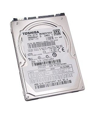 HDD2D61 - Toshiba - HD disco rigido 2.5pol SATA 80GB 5400RPM