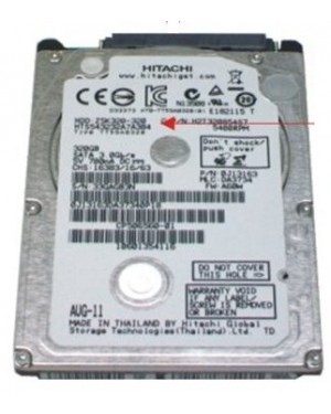 HIT:HTS543232A7A384 - Fujitsu - HD disco rigido 3.5pol SATA 320GB 5400RPM