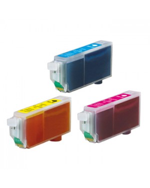 INK3-CLI521TRI - - Cartucho de tinta ciano, magenta, amarelo