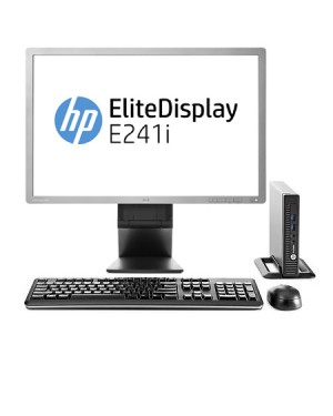 J0E77ET+G1V61AA+F0W81AT+QY449A - HP - Desktop ProDesk 600 G1 Mini + EliteDisplay E241i