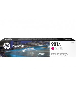 J3M69A - HP - Cartucho de tinta 981A magenta PageWide Enterprise Color 556 series MFP 586