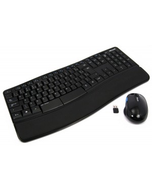 L3V-00005 - Microsoft - Kit Teclado e Mouse Wireless Comfort Sculpt