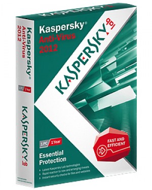 KL1143GCCDR - Kaspersky Lab - Software/Licença Anti-Virus 2012, 3u, 2y