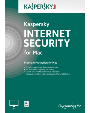 KL1226BCADS - Kaspersky Lab - Software/Licença Internet Security for Mac