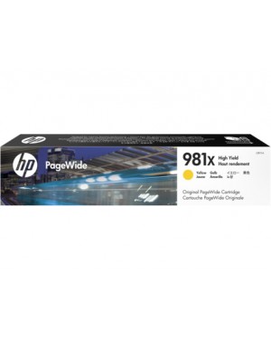 L0R11A - HP - Cartucho de tinta 981X amarelo PageWide Enterprise Color 556 series MFP 586