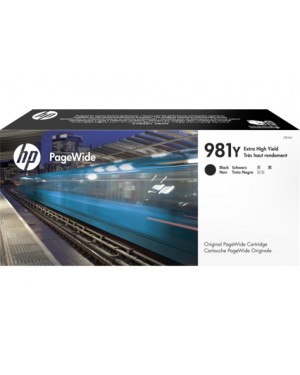 L0R16A - HP - Cartucho de tinta 981Y preto PageWide Enterprise Color 556 series MFP 586