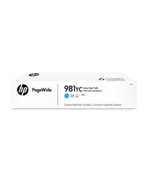 L0R17YC - HP - Cartucho de tinta 981YC ciano PageWide Managed Color MFP E58650 series