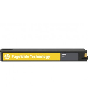 L0R93AL - HP - Cartucho de tinta 974A amarelo PageWide Pro 400/500