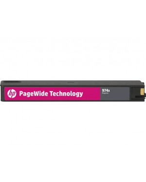 L0S02AL - HP - Cartucho de tinta 974X pigmento magenta PageWide Pro 400/500