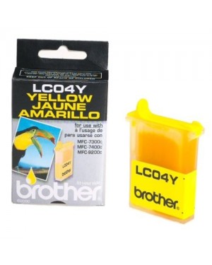 LC-04Y - Brother - Cartucho de tinta LC04Y amarelo MFC7300C MFC7400C MFC9200C