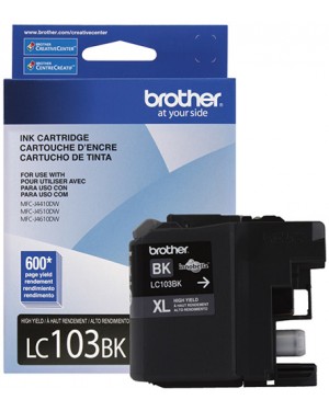 LC-103BK - Brother - Cartucho de tinta LC103BK preto MFCJ4510DW