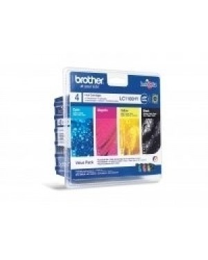 LC-1100HYVALBP - Brother - Cartucho de tinta preto ciano magenta amarelo