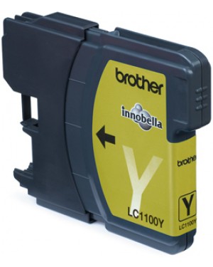 LC-1100YBP - Brother - Cartucho de tinta LC-1100Y amarelo