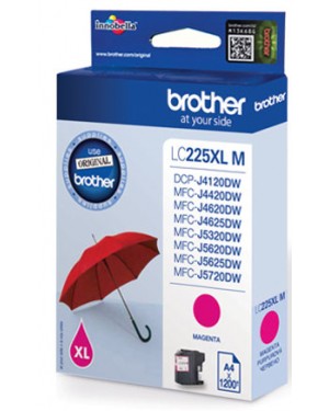 LC-225XLM - Brother - Cartucho de tinta magenta MFCJ4420DW MFCJ4625DW