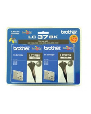 LC-37BK2PK - Brother - Cartucho de tinta Inkjet preto