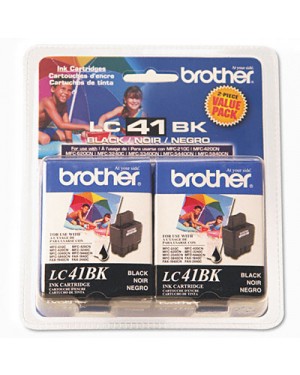 LC-41BK2PKS - Brother - Cartucho de tinta Inkjet preto