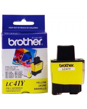 LC-41Y - Brother - Cartucho de tinta LC41Y amarelo DCP110C DCP120c IntelliFax1840C IntelliFax1940CN IntelliFax2