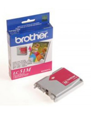 LC-51M - Brother - Cartucho de tinta LC51M magenta DCP130C DCP330C DCP350C IntelliFax1860C IntelliFax1960C Inte